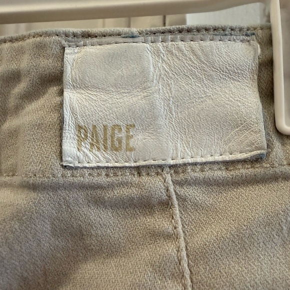 PAIGE Anessa Ankle drawstring pants in cream / ecru shade - Picture 2 of 6